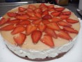 Jahodový dort s mascarpone